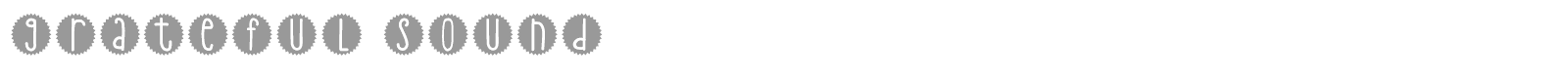 Grateful Sound font preview